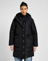 Damska Kurtka Zimowa Lee Long Puffer Jacket Unionall Black 112355161 LI54008520